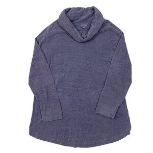 barefoot dreams lavender purple cozy turtleneck plus size sweater